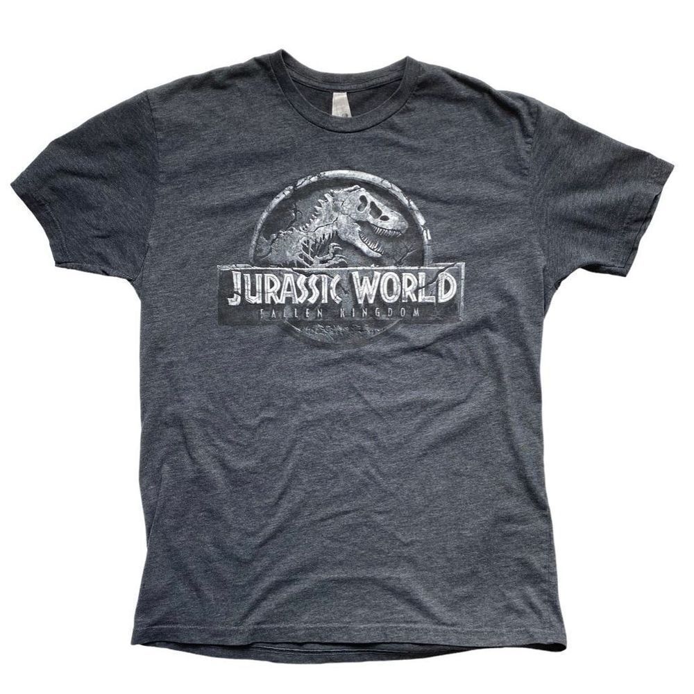 Jurassic World Gray Short Sleeve T-shirt
